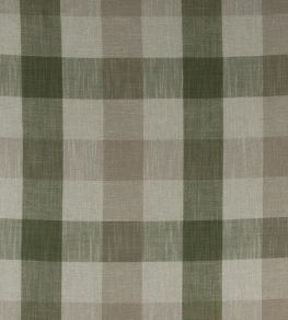 Oban Check Fabric by Ian Mankin Sage