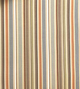 Pyjama Stripe Fabric by Ian Sanderson Copper Blue Pyjama Stripe Fabric by Ian Sanderson Copper Blue