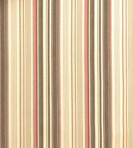 Pyjama Stripe Fabric by Ian Sanderson Persimmon