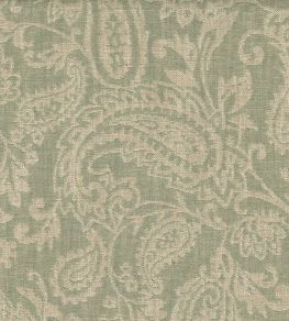 Pomeroy Paisley Fabric by Ian Sanderson Eau de Nil Pomeroy Paisley Fabric by Ian Sanderson Eau de Nil