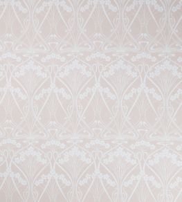 Ianthe Bloom Mono in Chiltern Linen Fabric by Liberty Pewter Plaster Pink Ianthe Bloom Mono in Chiltern Linen Fabric by Liberty Pewter Plaster Pink