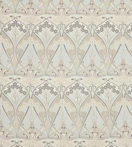 Ianthe Bloom Multi in Ladbroke Linen Fabric by Liberty Pewter Ianthe Bloom Multi in Ladbroke Linen Fabric by Liberty Pewter