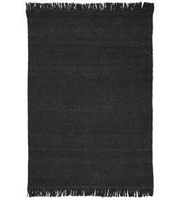Idun Rug by Linie Design Charcoal