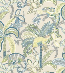 Iggy Fabric by Thibaut Lagoon Iggy Fabric by Thibaut Lagoon