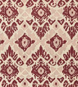 Ikat Fabric by Barneby Gates Red/Pink
