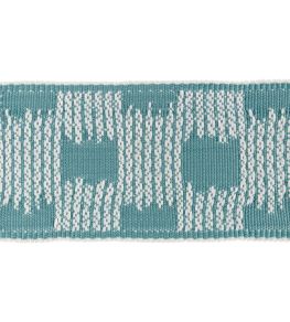 Ikat Border Trimming by Villa Nova Teal Ikat Border Trimming by Villa Nova Teal