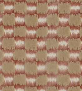 Ikat Checks Fabric by JORO J4-Cocoa/Taupe