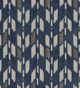 Ikat Desert Wallpaper by Eijffinger Blue Ikat Desert Wallpaper by Eijffinger Blue