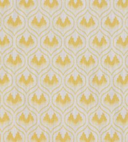 Ikat Heart Fabric by Barneby Gates Mustard Ikat Heart Fabric by Barneby Gates Mustard