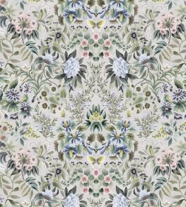 Ikebana Damask Fabric by Designers Guild Eau De Nil Ikebana Damask Fabric by Designers Guild Eau De Nil