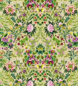 Ikebana Damask Fabric by Designers Guild Fuchsia Ikebana Damask Fabric by Designers Guild Fuchsia