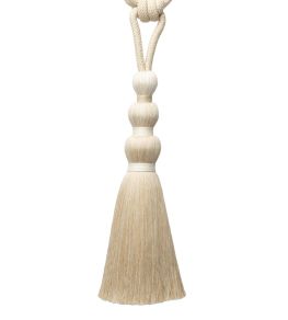 Ilana Single Tassel Tieback Trimming by Samuel & Sons Alabaster Ilana Single Tassel Tieback Trimming by Samuel & Sons Alabaster