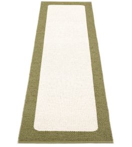 Ilda Runner Rug by Pappelina Pine/Vanilla Ilda Runner Rug by Pappelina Pine/Vanilla