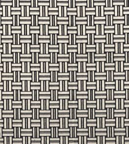 Illinois Fabric by Camengo Black & White Illinois Fabric by Camengo Black & White