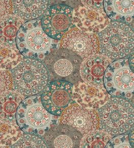 Imari Fabric by GP & J Baker Teal Imari Fabric by GP & J Baker Teal
