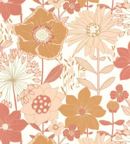 Immensite Wallpaper by Caselio Rose Or Immensite Wallpaper by Caselio Rose Or