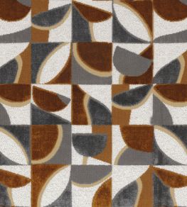 Impatient Fabric by Casamance Ambre Acier