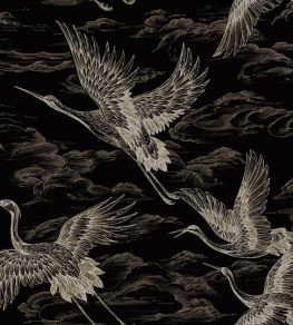 Imperial Ibis Wallpaper by Coordonne Onyx Imperial Ibis Wallpaper by Coordonne Onyx