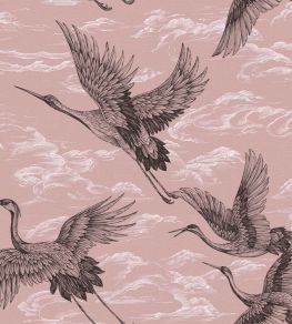 Imperial Ibis Wallpaper by Coordonne Rose Imperial Ibis Wallpaper by Coordonne Rose