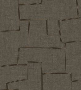 Inca Wallpaper by Casadeco Noir Fusain