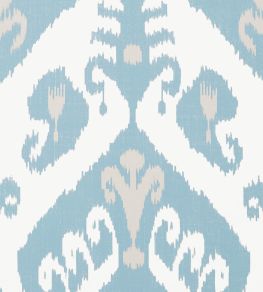 Indies Ikat Wallpaper by Thibaut French Blue Indies Ikat Wallpaper by Thibaut French Blue