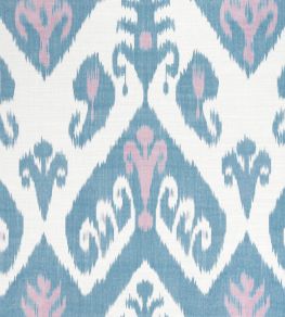 Indies Ikat Fabric by Thibaut Lavender and French Blue Indies Ikat Fabric by Thibaut Lavender and French Blue