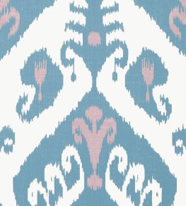 Indies Ikat Wallpaper by Thibaut Lavender and French Blue Indies Ikat Wallpaper by Thibaut Lavender and French Blue