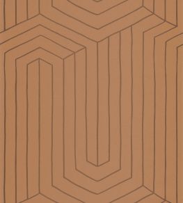 Infini Wallpaper by Caselio Camel Cuivre Infini Wallpaper by Caselio Camel Cuivre