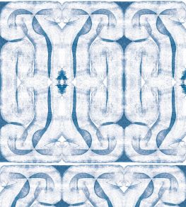 Infinity Strokes Wallpaper by Coordonne Blue Infinity Strokes Wallpaper by Coordonne Blue