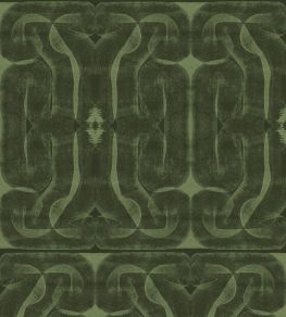 Infinity Strokes Wallpaper by Coordonne Green Infinity Strokes Wallpaper by Coordonne Green