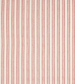 Innis Stripe Fabric by Jane Churchill Red Innis Stripe Fabric by Jane Churchill Red