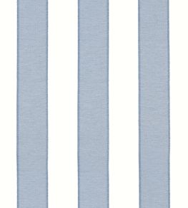 Intaglio Stripe Fabric by Thibaut Oxford Blue