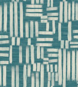 Interlace Wallpaper by Ohpopsi Teal Interlace Wallpaper by Ohpopsi Teal
