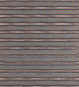 Inveraray Fabric by Mulberry Home Charcoal/Blue