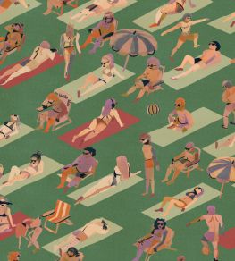 Ipanema Wallpaper by Tres Tintas Verde