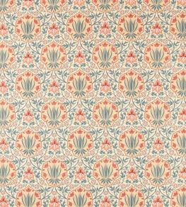 Iris & Rose Fabric by Morris & Co Indigo/Crimson Iris & Rose Fabric by Morris & Co Indigo/Crimson