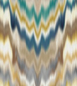 Irisa Wallpaper by Osborne & Little Petrol/Gold