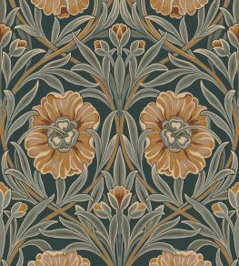 Isadora Wallpaper by Casamance Vert anglais/celadon
