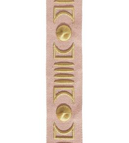 Isadore Embroidered Braid 45mm Trimming by Houles 9400 Isadore Embroidered Braid 45mm Trimming by Houles 9400