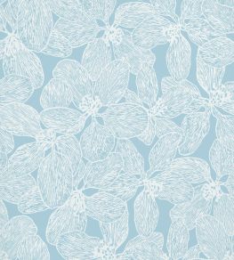 Island Orchid Wallpaper by Thibaut Light Blue Island Orchid Wallpaper by Thibaut Light Blue