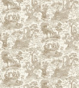 Islet Hoping Toile Wallpaper by Josephine Munsey Stone Islet Hoping Toile Wallpaper by Josephine Munsey Stone