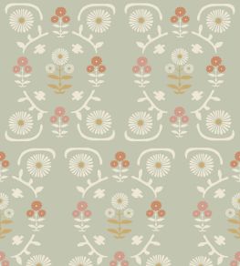 Isolde Wallpaper by Borastapeter Green Isolde Wallpaper by Borastapeter Green