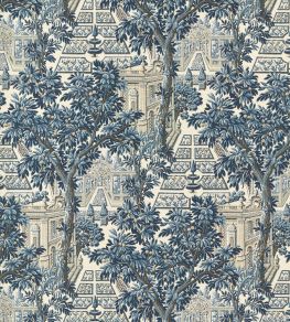 Italian Garden Wallpaper by Zoffany Indigo Italian Garden Wallpaper by Zoffany Indigo