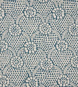 Ivan Fabric by Volga Linen Prussian Blue Ivan Fabric by Volga Linen Prussian Blue