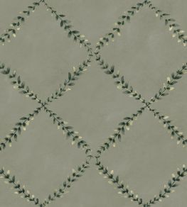 Ivy Garland Wallpaper by Coordonne Sage Ivy Garland Wallpaper by Coordonne Sage
