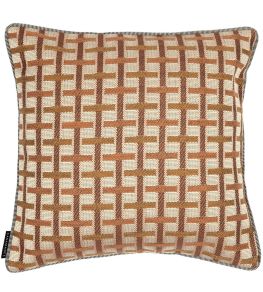 Ivy Cushion 45 x 45cm by Maison Casamance Orange Ivy Cushion 45 x 45cm by Maison Casamance Orange