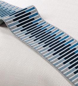 Jacuba Braid Trimming by Romo Indigo Jacuba Braid Trimming by Romo Indigo