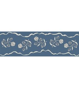 Jaipur Border 5cm Wallpaper by Parker & Jules Day Blue
