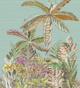 Jaipur Garden Mural by Jannelli&Volpi Light Blue Jaipur Garden Mural by Jannelli&Volpi Light Blue