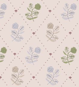 Jaipur Wallpaper by Parker & Jules Coral Moss